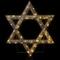 LED Lighted Sequined Star of David Hanukkah Outdoor Decoration - 36"